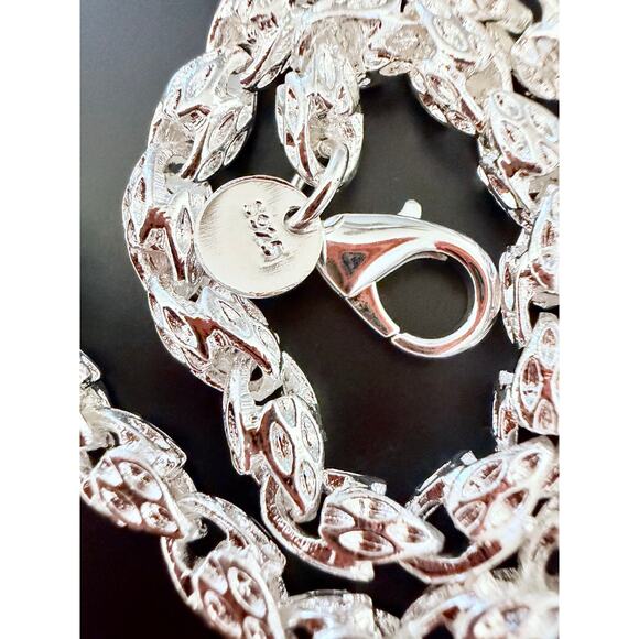 Elegant 925 Sterling Silver Byzantine Chain Bracelet - 8-Inch / 20cm - Picture 1 of 4